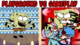 FNF Character Test | Gameplay VS Playground | NEW Corrupted Spongebob | Pibby Dies