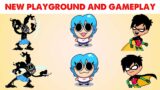 FNF Character Test | Gameplay VS Playground | Oswald, Robin, Pow Sky ( Ski )