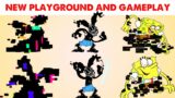 FNF Character Test | Gameplay VS Playground | Pibby, Glitch, Oswald, Spongebob