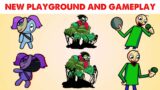 FNF Character Test | Gameplay VS Playground | Pibby, Robin, Baldi