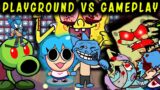 FNF Character Test  Gameplay VS Playground Pow sky Plants vs Rappers Faker Corrupted Spongebob