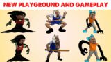 FNF Character Test | Gameplay VS Playground | Robin, Finn, Gumball in RealLife