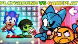 FNF Character Test | Gameplay VS Playground | Sonic | Gumball | Darwin