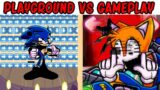 FNF Character Test | Gameplay VS Playground | Sonic Died of Glitch | FNF Goodbye World