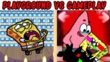 FNF Character Test | Gameplay VS Playground | Spongebob Dies | Goodbye World, Kills Spongebob