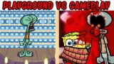 FNF Character Test | Gameplay VS Playground | Squidward Tricky Dies | Goodbye World, Kills Squidward