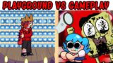 FNF Character Test | Gameplay VS Playground | Tord Red Fury, SpongeBob, Pow Sky in Danger