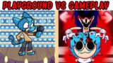 FNF Character Test – Gameplay vs My Playground | Girlfriend Dies but it's Pow Sky | Gumball