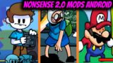 FNF NONSENSE 2.0,SPEEDRUNNER MARIO e PIBBY CORRUPTED-FRIDAY NIGHT FUNKIN MODS ANDROID