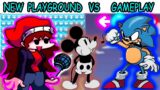 FNF New Character Test | Gameplay VS Playground | Extra-Life Sonic, Mouse, Girlfriend
