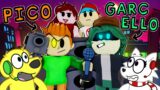 FNF PICO & GARCELLO ARE AFTER US! Roblox NIGHTY FUNK…
