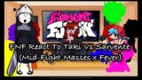 FNF React To Taki VS Sarv (Mid-Fight Masses x Fever Town)||FRIDAY NIGHT FUNKIN'||ElenaYT.