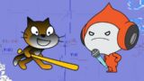 FNF Scratch cat VS Pico  – Diagraphephobia (scratch pico, not pico's school pico)