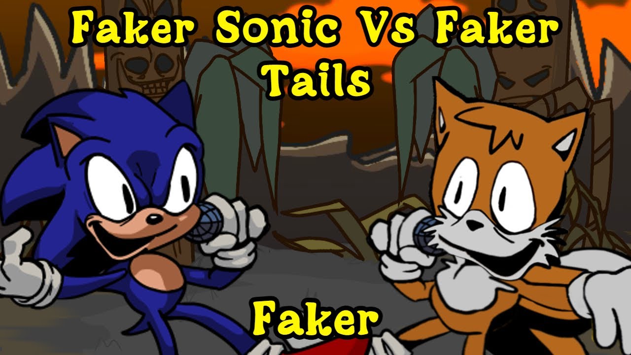 Faker Sonic Background FNF