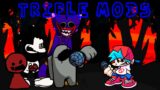 FNF Triple Trouble Mods – Huggy Wuggy, Mickey Mouse, Impostor, Bob (HORROR) Friday Night Funkin'