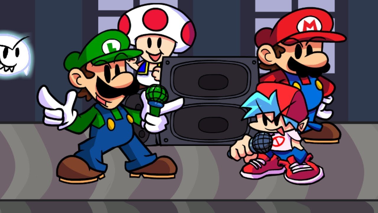 FNF VS Mario Rebooted | Friday Night Funkin' - New World Videos