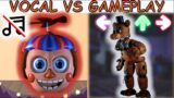 FNF VS Withered Freddy | Vocal VS Gameplay