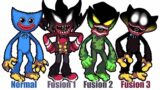 FNF X Huggy Wuggy Fusion comparison Agoti Flippy Lemon demon Animation