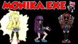 FNF vs MONIKA.EXE (Triple Trouble,Chaos,Milk,Endless,Monochrome,Cycles,You Cant Run,SunShine)