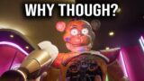 FREDDY REACTS to GETTING HIT by Fazer Blaster and Faz Camera – FNAF Security breach #shorts