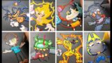 FRIDAY NIGHT FUNKIN Pancake art Challenge/Sonic exe, Yokai Watch, Hank, Nonsense, Among us…FNF