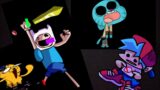 Finn y Jake y gumball es raros mod de pibbi fnf