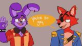 Foxy Calls Out Bonnie || FNAF Security Breach Comic dubs