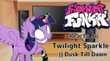 Friday Night Funkin Reacts To FNF X Pibby Concept Song || Vs Twilight Sparkle – Dusk Till Dawn