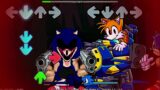 Friday Night Funkin: Sonic VS Sonic.EXE with a Gun (Round 2)