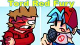Friday Night Funkin vs Tord Red Fury BETA (FNF MOD/HARD)