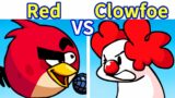 Friday Night Funkin': Clowfoe VS Angry Bird (Skinny Eggs) [FNF Mod]