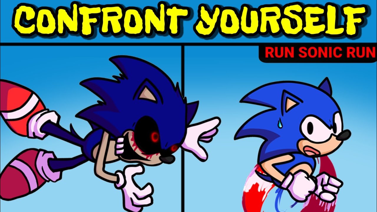 Friday Night Funkin Confronting Yourself Sonic Exe Vs Sonic Run