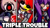 Friday Night Funkin' – Doki Doki Triple Trouble (FNF Mod Hard/FNF Sonic.EXE 2.0)