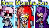 Friday Night Funkin' Doki Doki Triple Trouble Monika.EXE Reanimated (FNF Mod)(Sonic.EXE 2.0/DDLC) HD