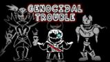 Friday Night Funkin': Genocidal Trouble (Triple Trouble Cover) [FNF Mod/HARD/Sans/Papyrus/Chara]