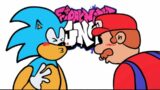 Friday Night Funkin' – Mario and Sonic Kissing – Saturday Night Smoochin' [FNF MODS/HARD]