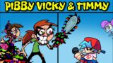 Friday Night Funkin' New Pibby Vicky & Timmy | Come Learn With Pibby x FNF Concept (FNF Mod/Hard)