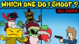 Friday Night Funkin' Oh No! Which One Do I Shoot? | All Zanta Mods (FNF Mod/Hard)