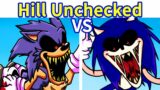Friday Night Funkin': Sonic.EXE VS Lord-X Sonic (Hill Unchecked) [FNF Mod/HARD] Left Uncheck Covers
