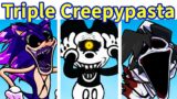 Friday Night Funkin': Triple Creepypasta (Triple Trouble but Creepypasta Characters Sing) [FNF Mod]