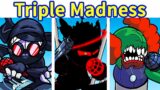 Friday Night Funkin': Triple Madness (Hank, Tricky, Auditor, Jesus Sing Triple Trouble) [FNF Mod]