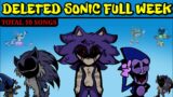 Friday Night Funkin' VS Deleted Sonic FULL WEEK + Secret Songs/Cutscene | Deleted Hedgehog (FNF MOD)