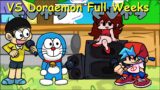 Friday Night Funkin': VS Doraemon Full Weeks + Cutscenes – FNF Mod/HARD]
