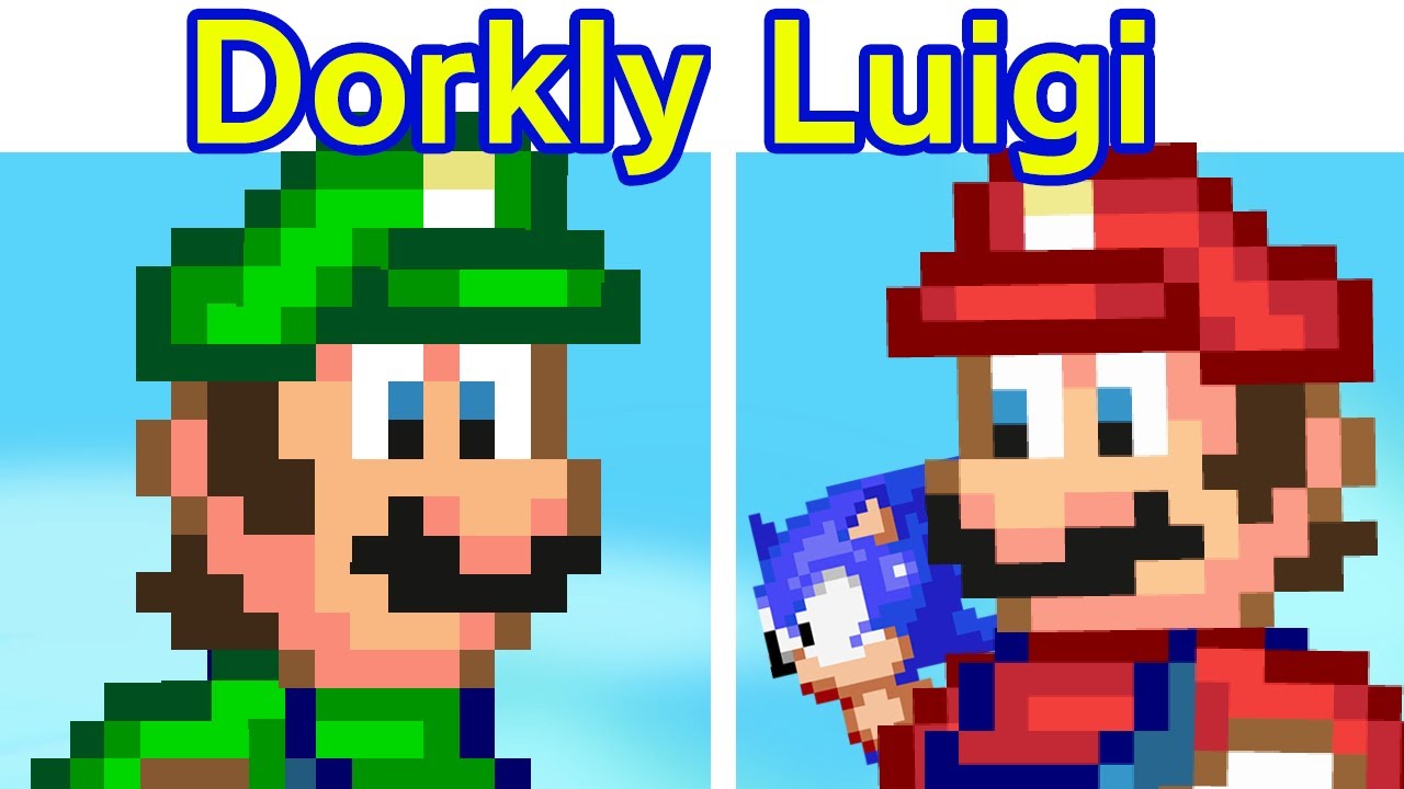 Friday Night Funkin' VS Dorkly Luigi + VS Mario & Sonic | For Hire Song ...