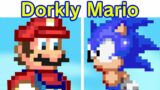 Friday Night Funkin' VS Dorkly Mario & VS Sonic | For Hire Song (FNF Mod/Hard)
