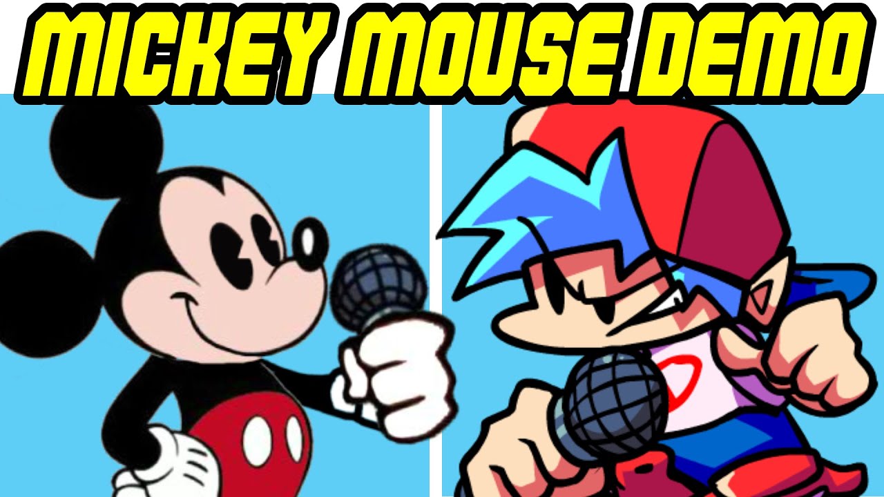 Friday Night Funkin' VS Mickey Mouse Demo (FNF Mod) - New World videos