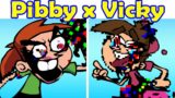 Friday Night Funkin' VS Pibby Vicky & Timmy Week (Wish Come True/FNF Mod/Come and learn with Pibby!)