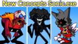 Friday Night Funkin' VS SONIC.EXE Leaks/Concepts | Sonic.exe, Tails.exe, Knuckles.exe