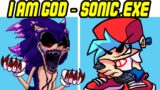 Friday Night Funkin' VS Sonic.EXE (I Am God Medium Effort) (FNF Mod)