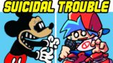 Friday Night Funkin' VS Suicidal Trouble (Mickey Mouse Triple Trouble) (FNF Mod)